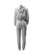 Three-Piece Jacket & Pants Set with Cami Top