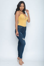 46242 MUSTARD Bodysuit Pic 1