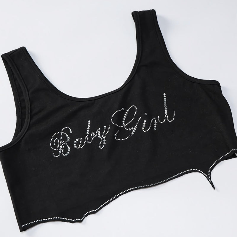 Baby Girl Print Cop Top Vest