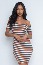 IVORY&MULTI Mini Dress Pic 3